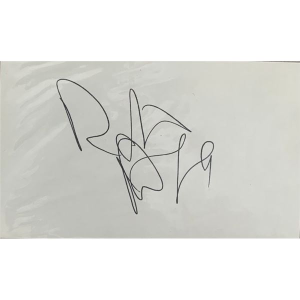 Baretta Robert Blake  signature cut