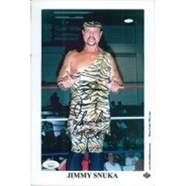 WWF WWE Jimmy Superfly Snuka Signed Photo