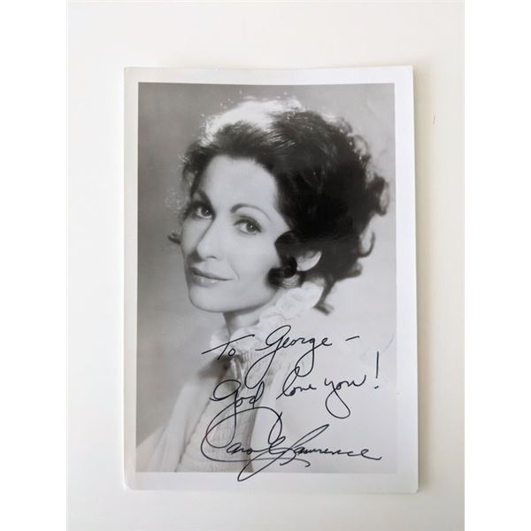 West Side Story Carol Lawrence signed photo