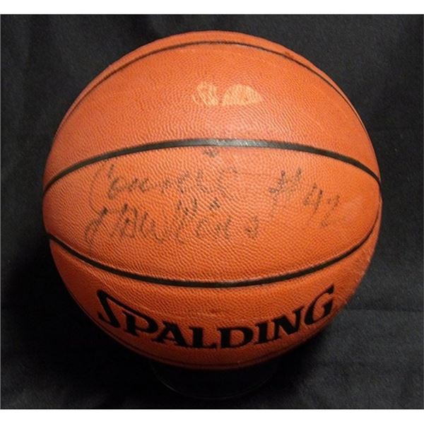 Los Angeles Lakers Connie Hawkins Signed Basketball JSA Authenticated