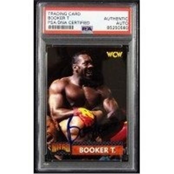 Booker T Signed Card