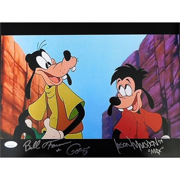 A Goofy Movie cast signed photo. JSA Authenticated