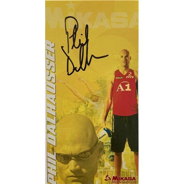 Olympic Volleyball Star Phil Dalhausser signed card