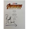 Image 1 : Avengers: Infinity War signed script cover