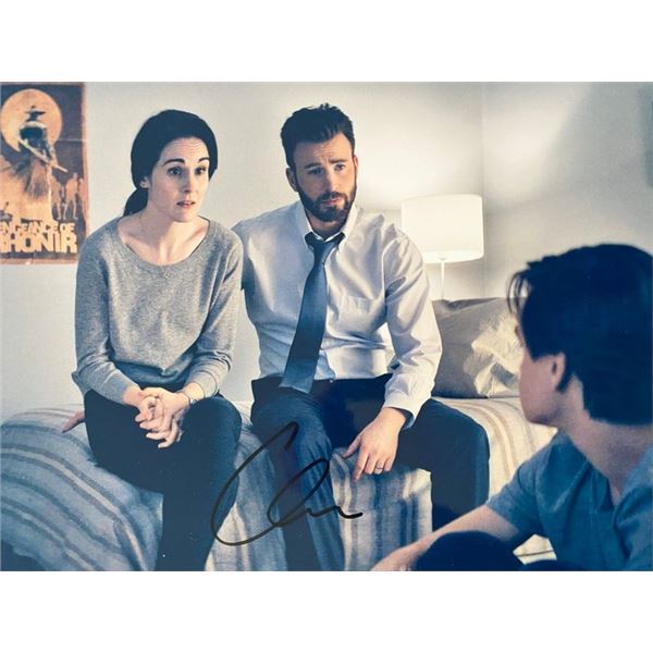 Gifted Chris Evans signed movie photo