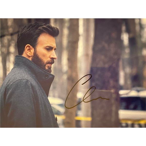 Avengers Chris Evans signed movie photo