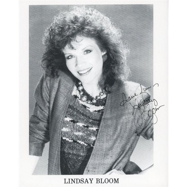 Mike Hammer Lindsay Bloom signed photo