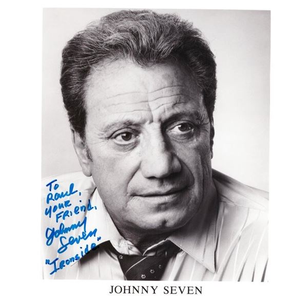 Ironside Johnny Seven signed photo