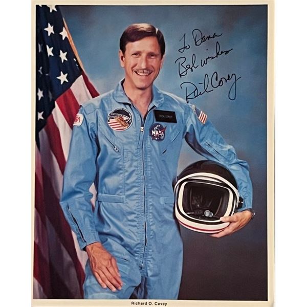 NASA Astronaut Richard Covey Signed Photo
