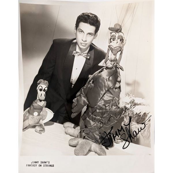 Jimmy Shaw signed photo