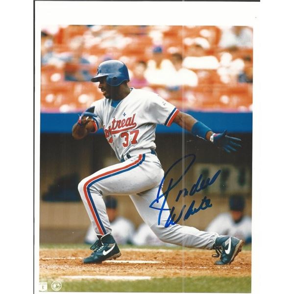 MLB Star Rondell  White signed photo