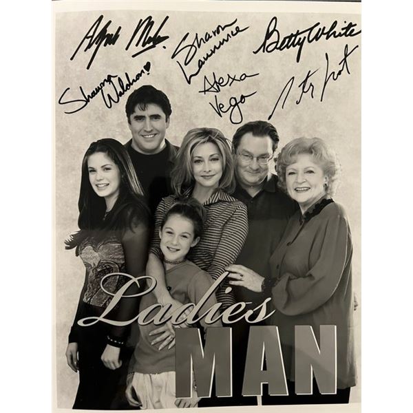 Ladies Man cast signed photo