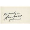 Image 1 : The Postman Always Rings Twice Leon Ames signature cut