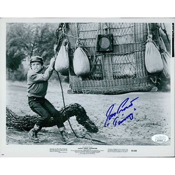 Lassie Jon Provost Signed Photo JSA