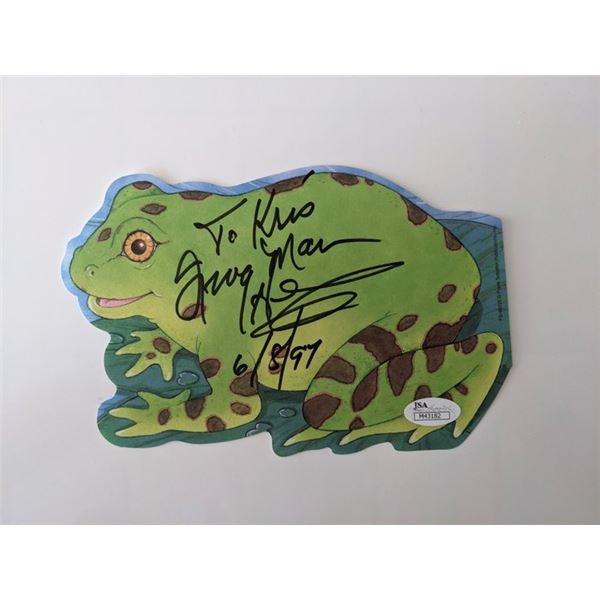 Frogman Clarence Henry signed frog print JSA