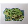 Image 1 : Frogman Clarence Henry signed frog print JSA
