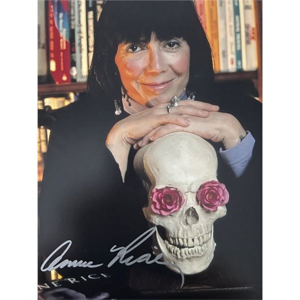 Dracula Author Anne Rice signed photo