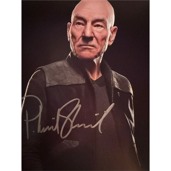Star Trek Patrick Stewart signed photo
