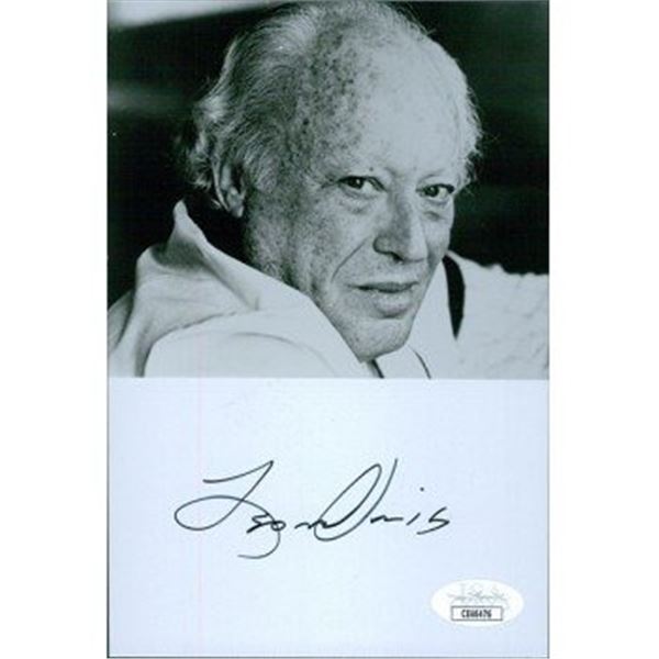 Battle Cry Leon Uris Signed Photo JSA
