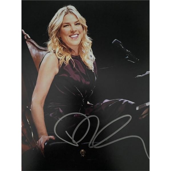 Jazz singer Diana Krall signed photo