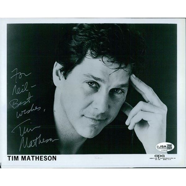 The West Wing Tim Matheson Actor Signed Photo JSA Authentic