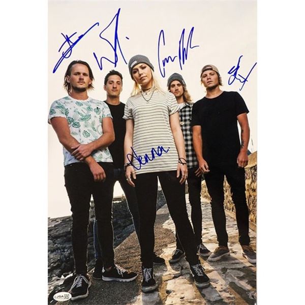 Tonight Alive Band Signed  Photo JSA Authenticated