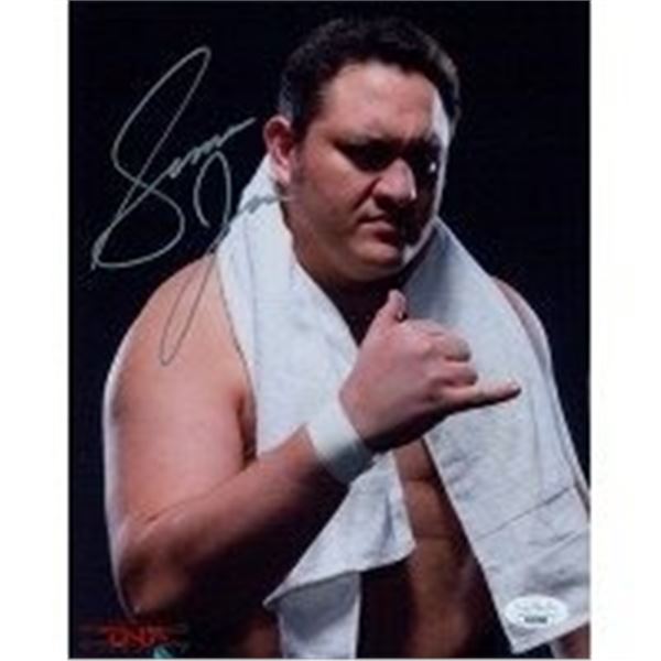 TNA Samoa Joe Signed Photo