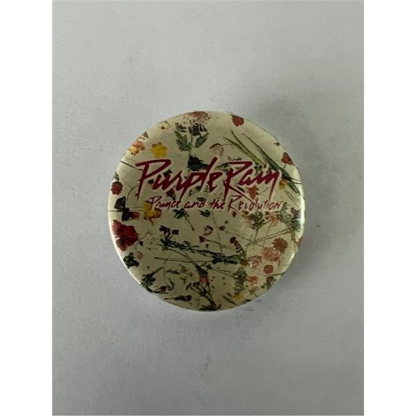 Purple Rain Prince and the Revolution Vintage Button Pin