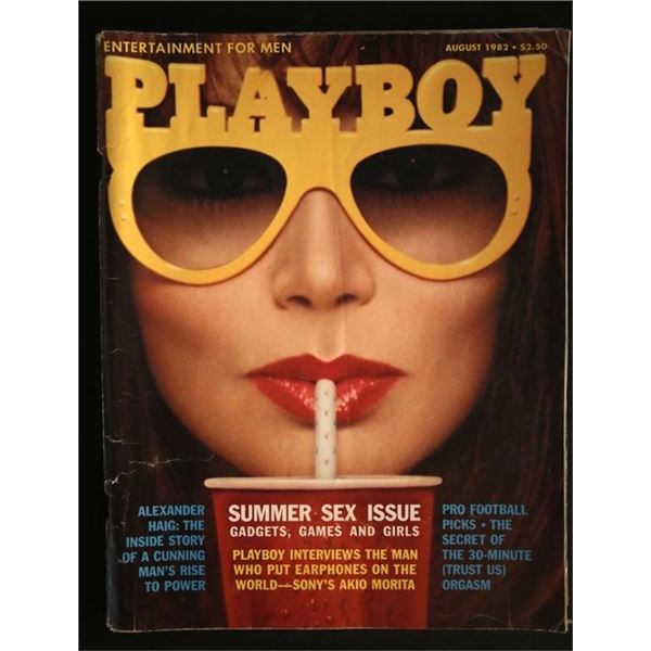 Playboy Magazine August 1982 Issue