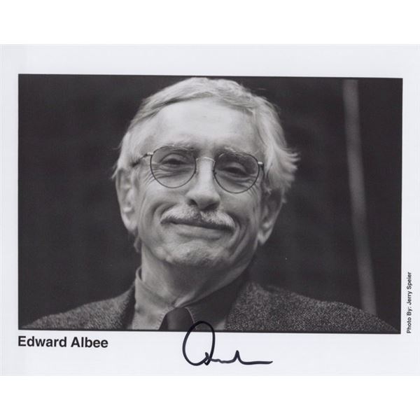 Edward Albee Signed Photo