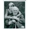 Image 1 : The Gin Game Charles Durning Julie Harris Signed Photo JSA Authenticated