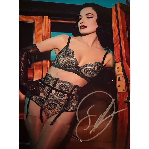Dita Von Teese signed photo