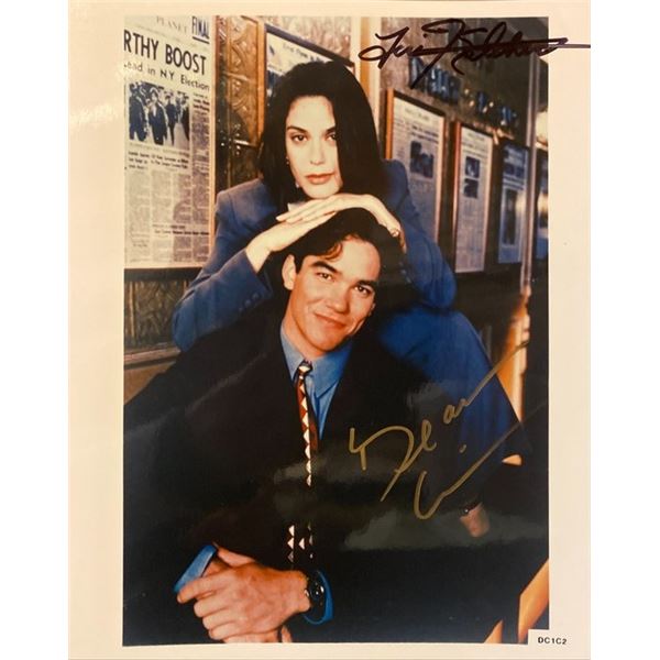 Lois & Clark: The New Adventures of Superman Teri Hatcher and Dean Cain signed photo