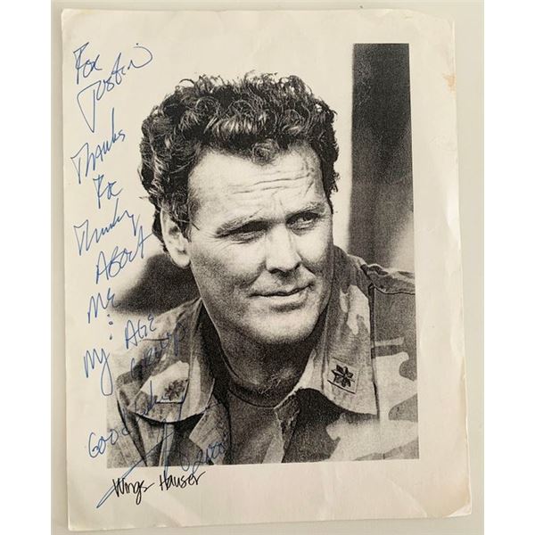 Wings Houser Signed Photo