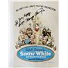 Image 1 : Snow White And The Seven Dwarves Marge Champion signed photo