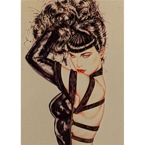 Artist Olivia DeBerardinis Pin Up 1992 Collector Card