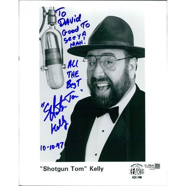 Shotgun Radio Host Tom Kelly Signed Photo JSA Authenticated