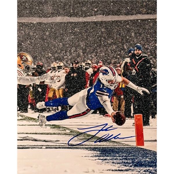 Buffalo Bills Josh Allen signed photo