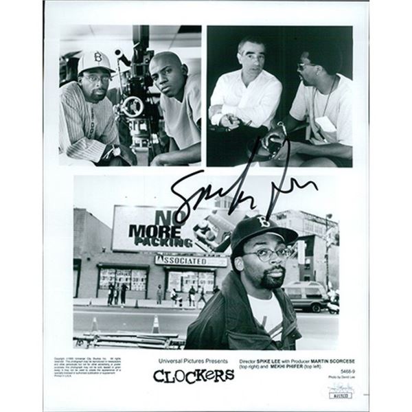 Clockers Spike Lee Signed Promo Photo JSA Authenticated