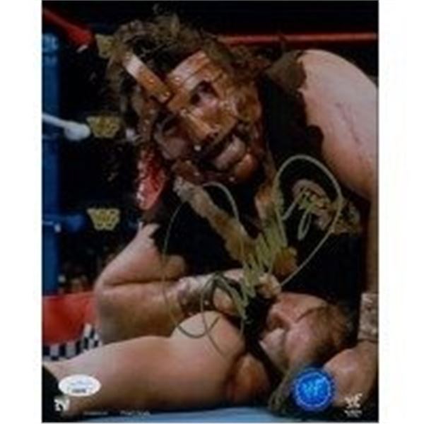 WWE WWF Wrestler Mankind Mick Foley Signed Photo