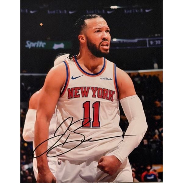 New York Knicks Jalen Brunson signed photo