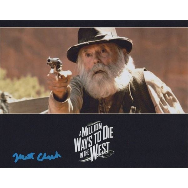 A Million Ways To Die Matt Clark Signed Photo