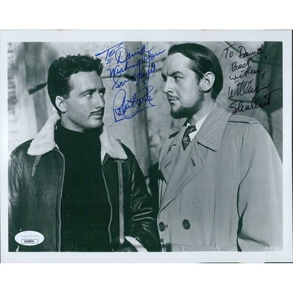 The Man from Planet X Robert Clarke William Schallert Signed Photo JSA Auth