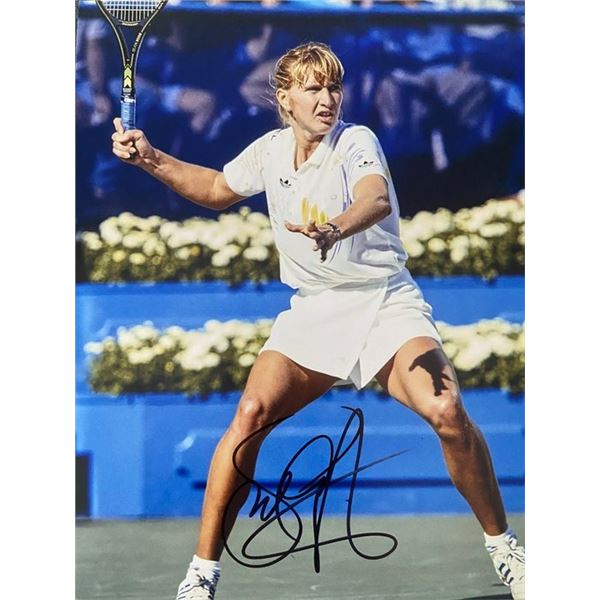 Tennis legend Steffi Graf signed photo