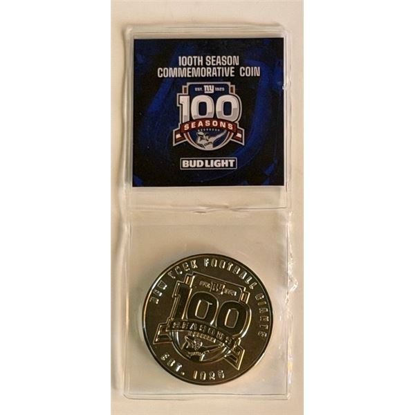 NFL New York Giants 100th Season Commemorative Coin