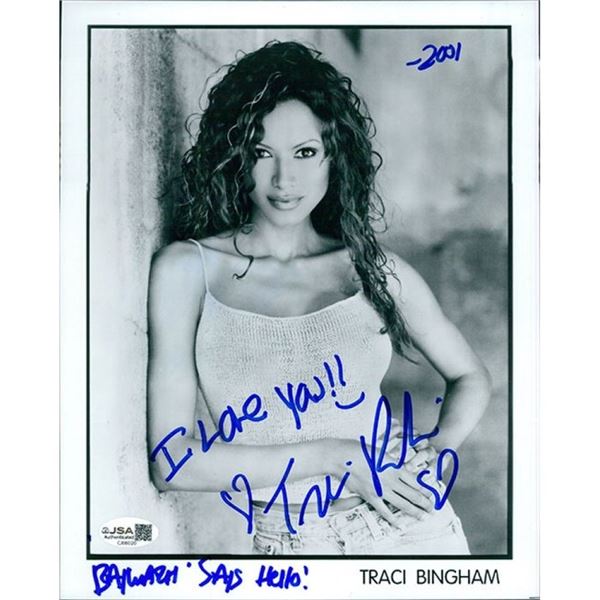 Baywatch Traci Bingham Signed Photo JSA Authentic