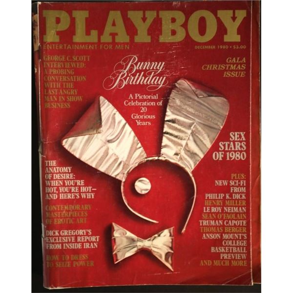 Playboy Magazine December 1980 Issue