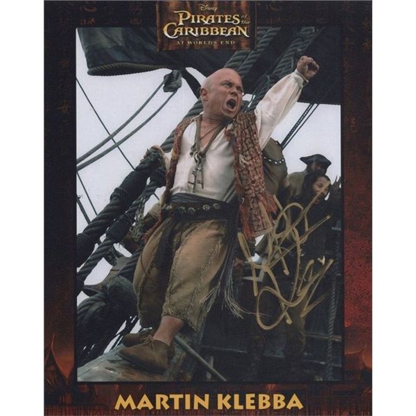 Pirates of The Caribbean: At World Martin Klebba Signed Photo