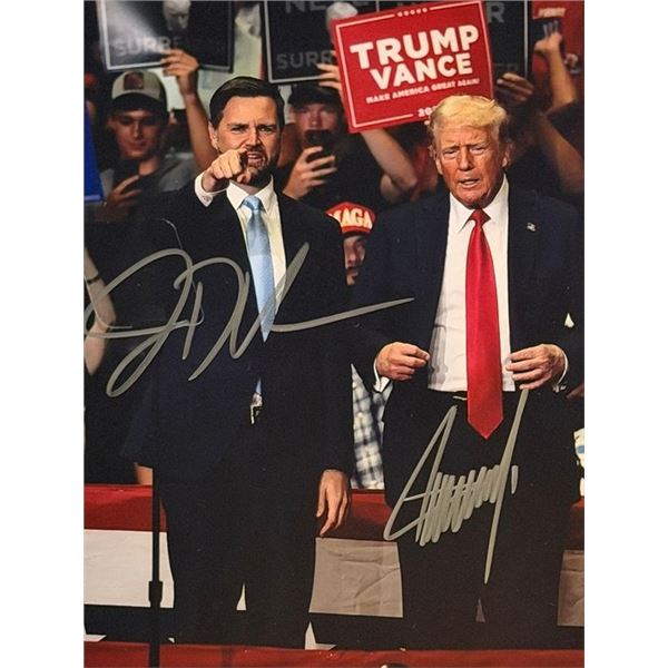 2024 Trump Vance signed photo.