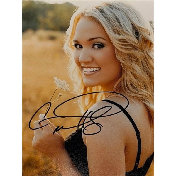 Country Music Star Carrie Underwood Signed Photo